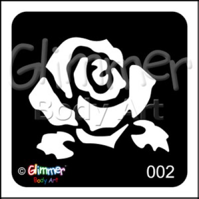 Glitter tattoo 002 Rose Bud Pack Of 5  Glitter tattoo 002 Rose Bud Pack Of 5